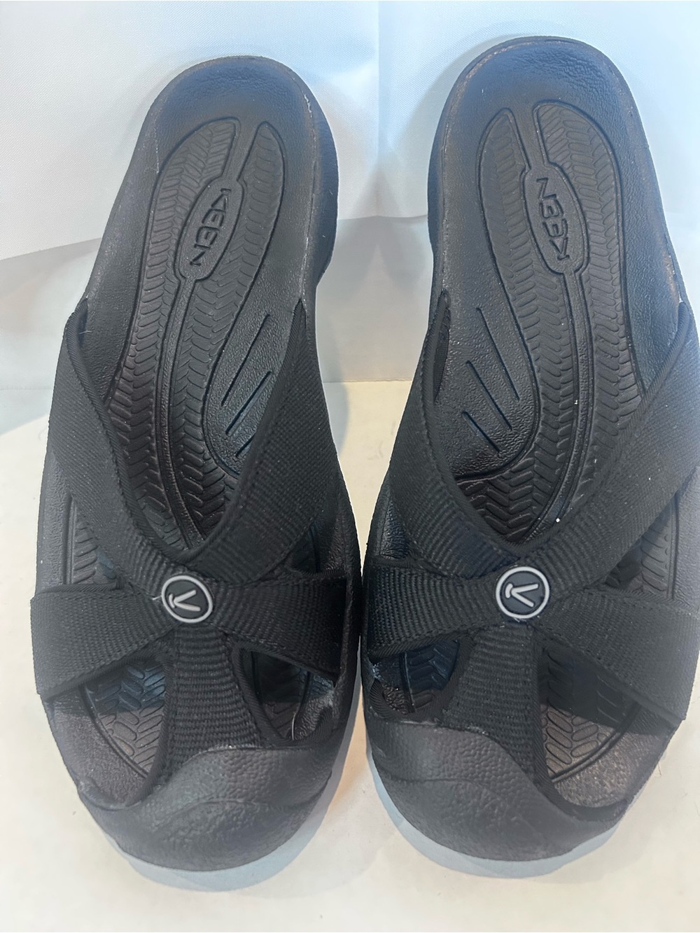 KEEN women’s Black Slip-On Sandals